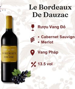 Rượu vang Le Boudeaux De Dauzac