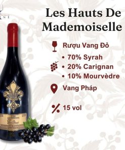 Rượu Vang Pháp Les Hauts De Mademoiselle