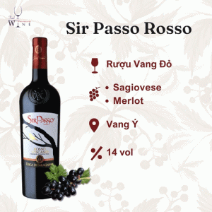Rượu vang Sir Passo