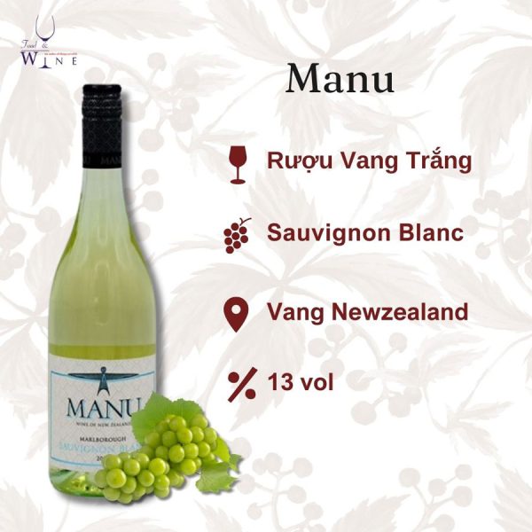 Rượu vang Manu Marlborough Sauvignon Blanc