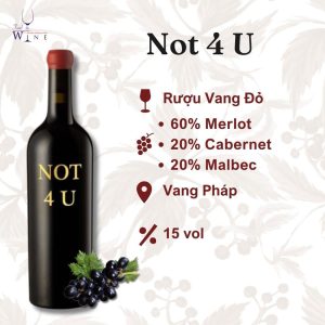 Rượu vang Not 4 U