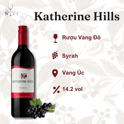 Rượu vang Katherine Hill Syrah
