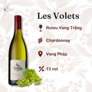 Rượu vang Les Volets Chardonnay