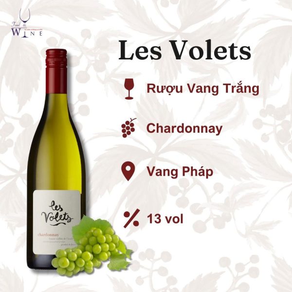 Rượu vang Les Volets Chardonnay