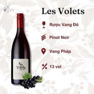 Rượu vang Les Volets Pinot Noir