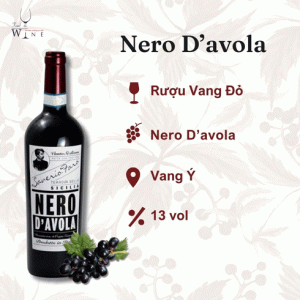 Rượu vang đỏ Nero D'Avolo