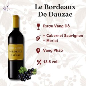 Rượu vang Le Boudeaux De Dauzac