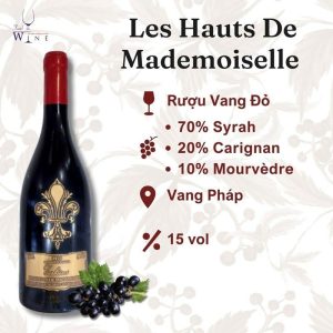 Rượu Vang Pháp Les Hauts De Mademoiselle